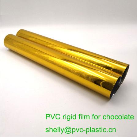 METALIZIRANI PVC FILM ZA ČOKOLATNI FILM METALIZED PVC FILM FOR CHOCOLATE FILM